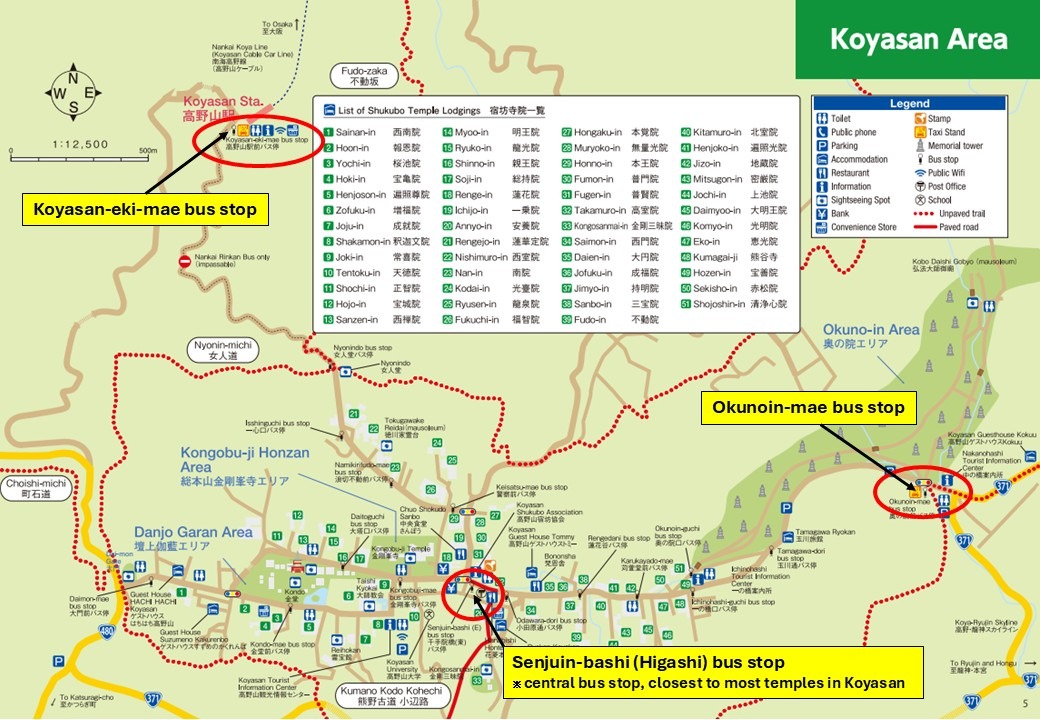 Koyasan Map